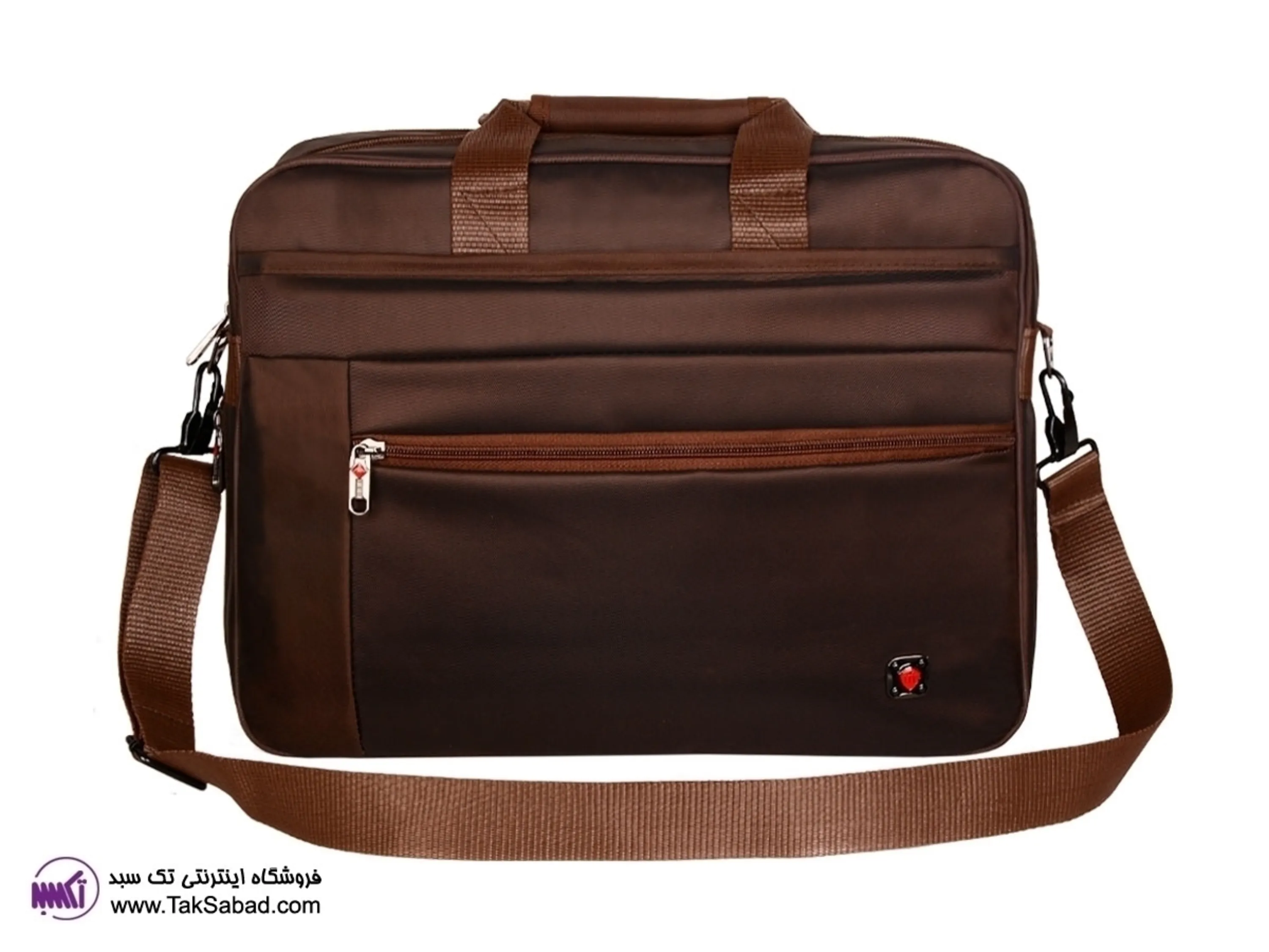 کیف لپ تاپ قهوه ای کیف لپ تاپ مارک