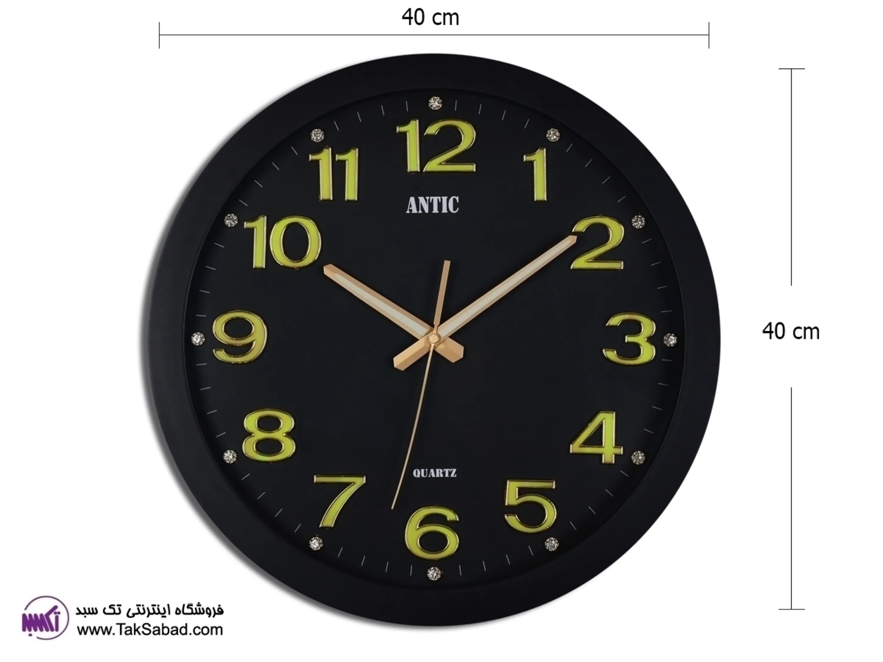 ساعت دیواری ساده آنتیک