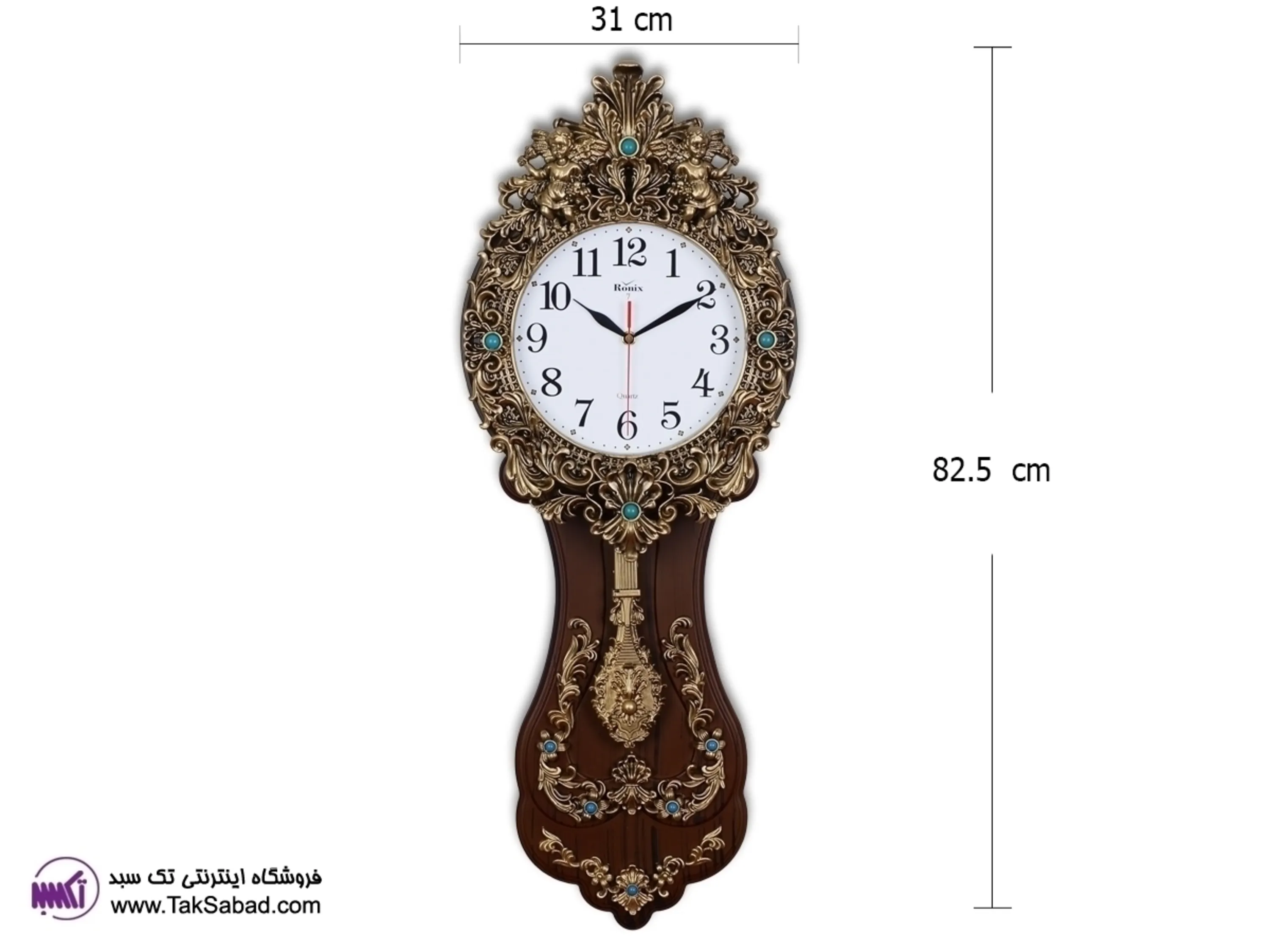 خرید ساعت دیواری پاندولی رونیکس