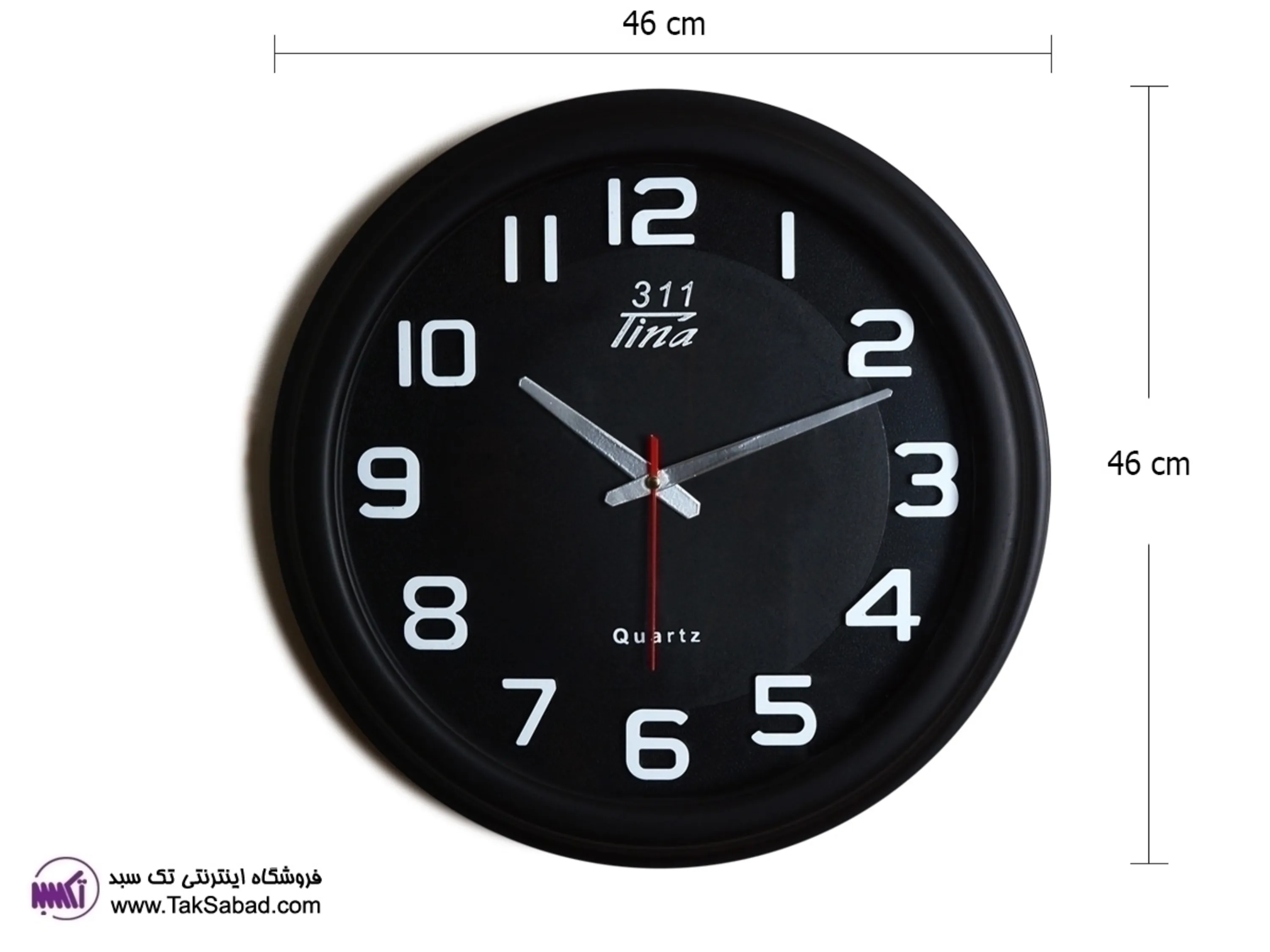 ساعت دیواری اداری تینا خرید ساعت دیواری اداری تینا
