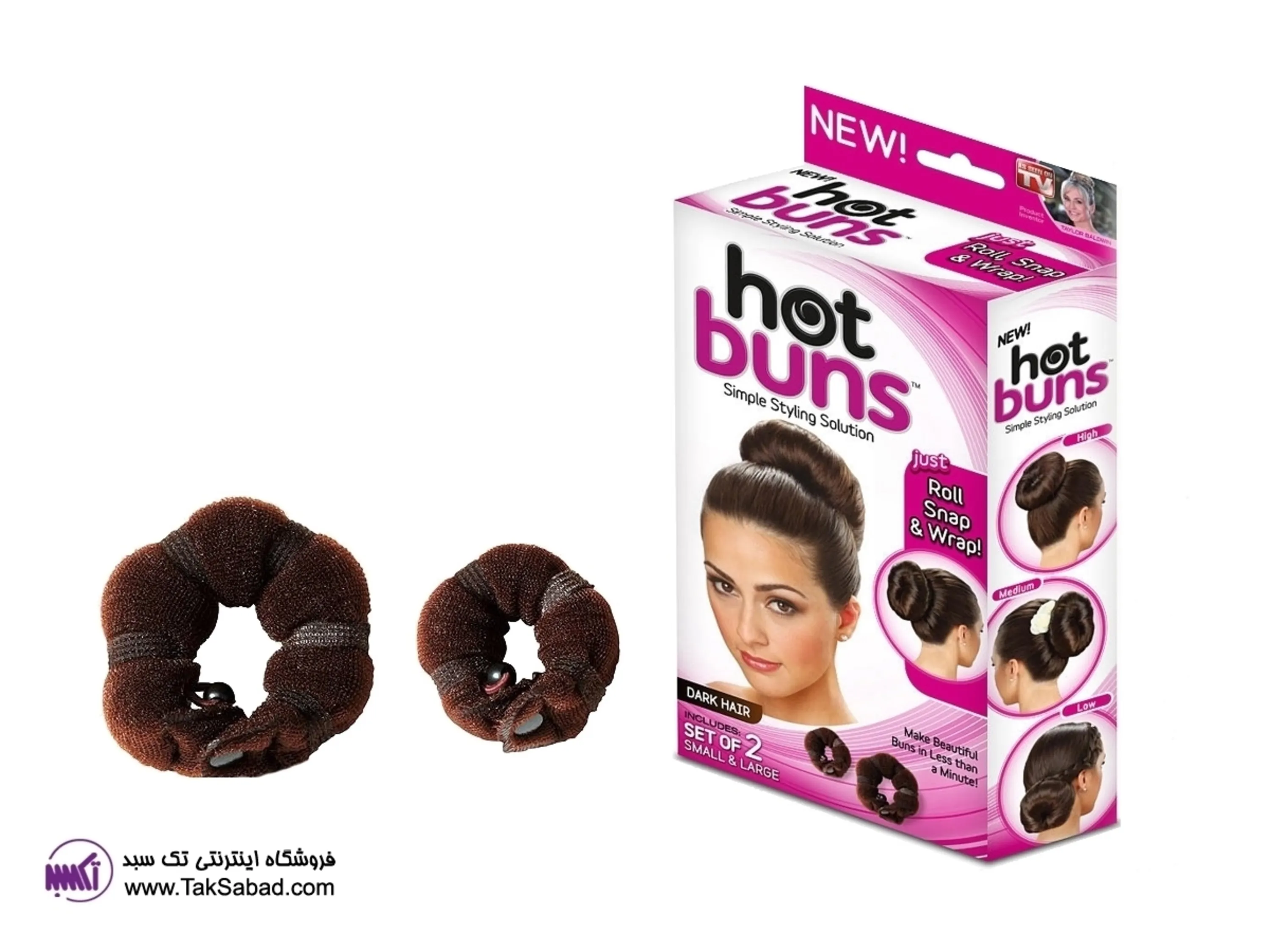 کش مو hot buns کش مو هات بانز hot buns