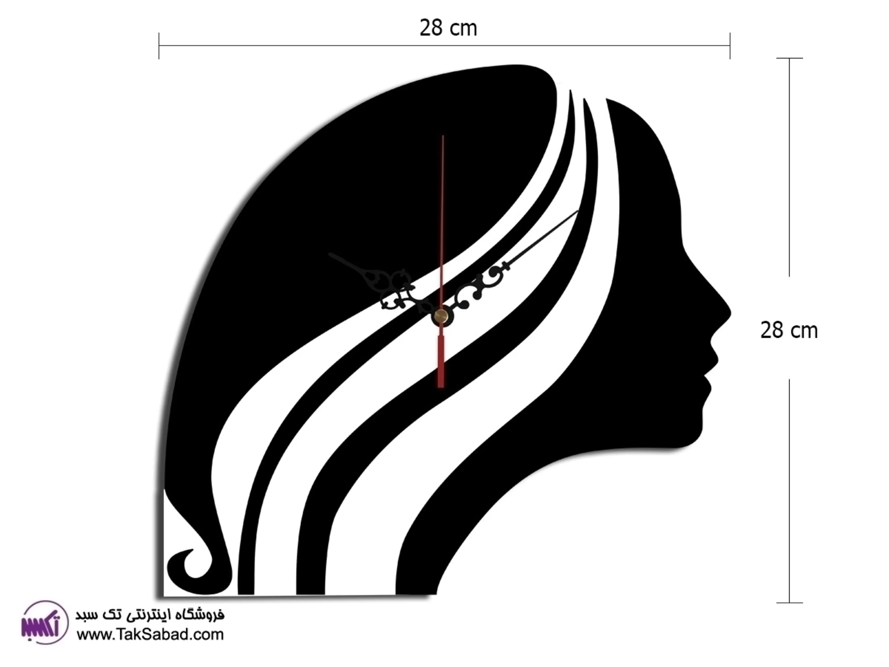 ساعت دیواری مهرخ ساعت دیواری مدل مهرخ