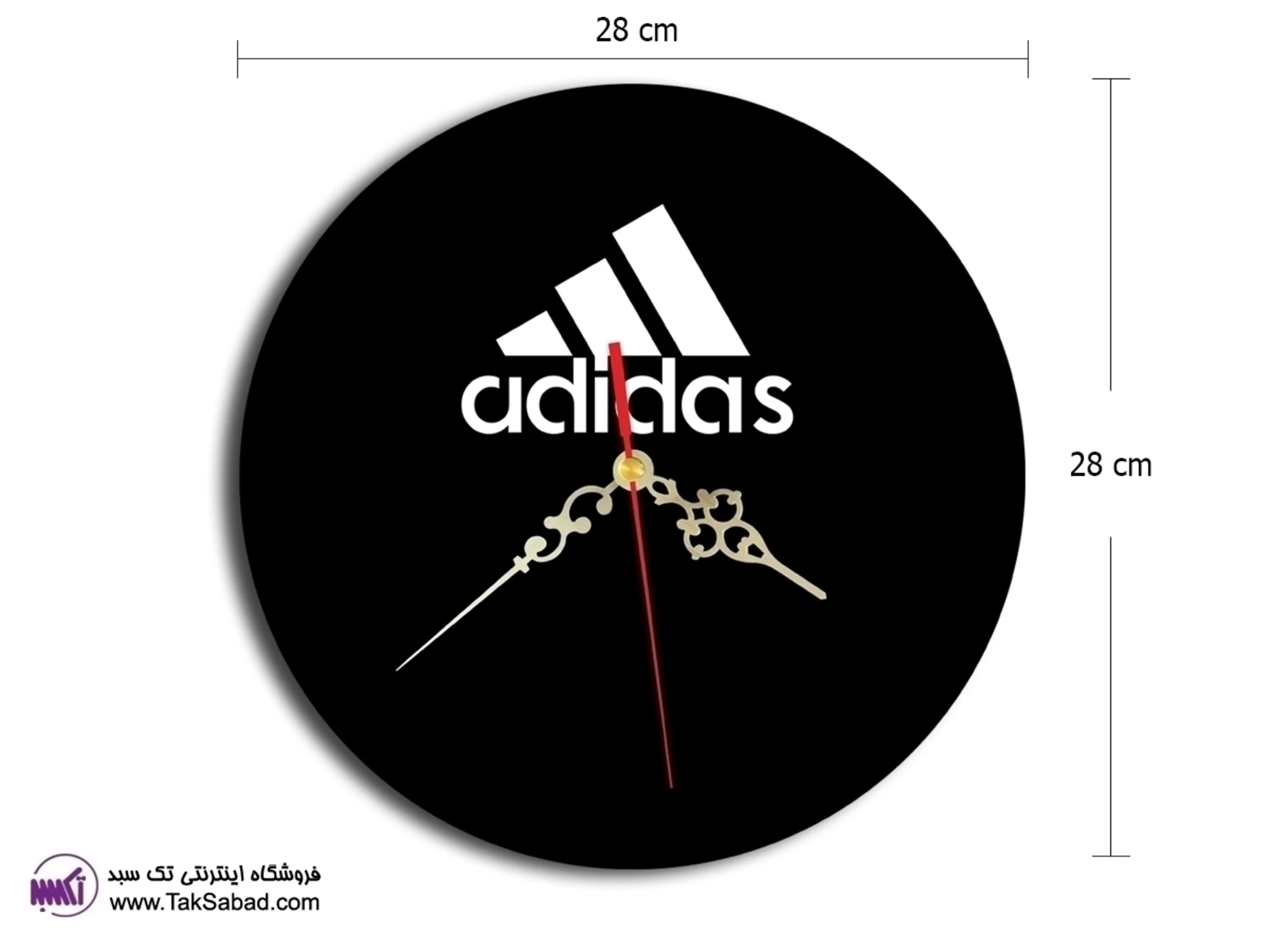 ساعت دیواری فانتزی adidas