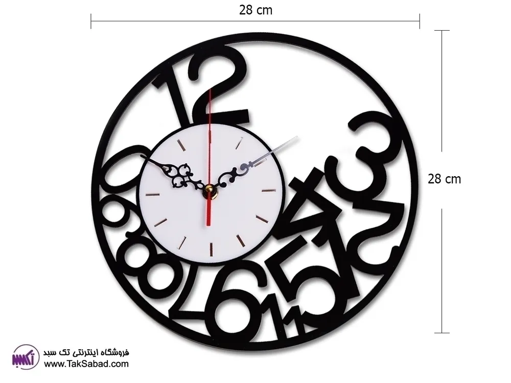 ساعت دیواری فانتزی آدونیس