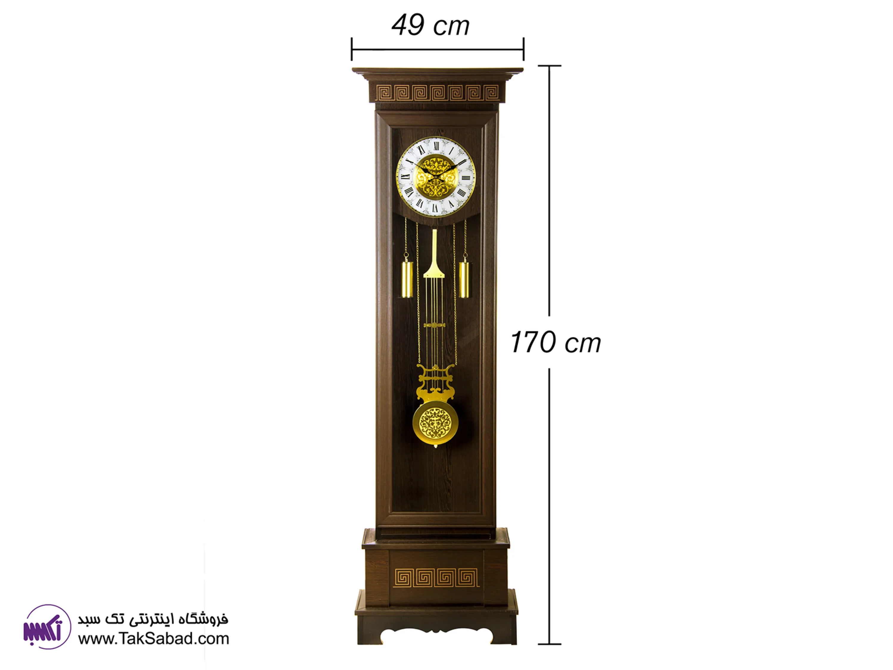 خرید ساعت دیواری چوبی P12