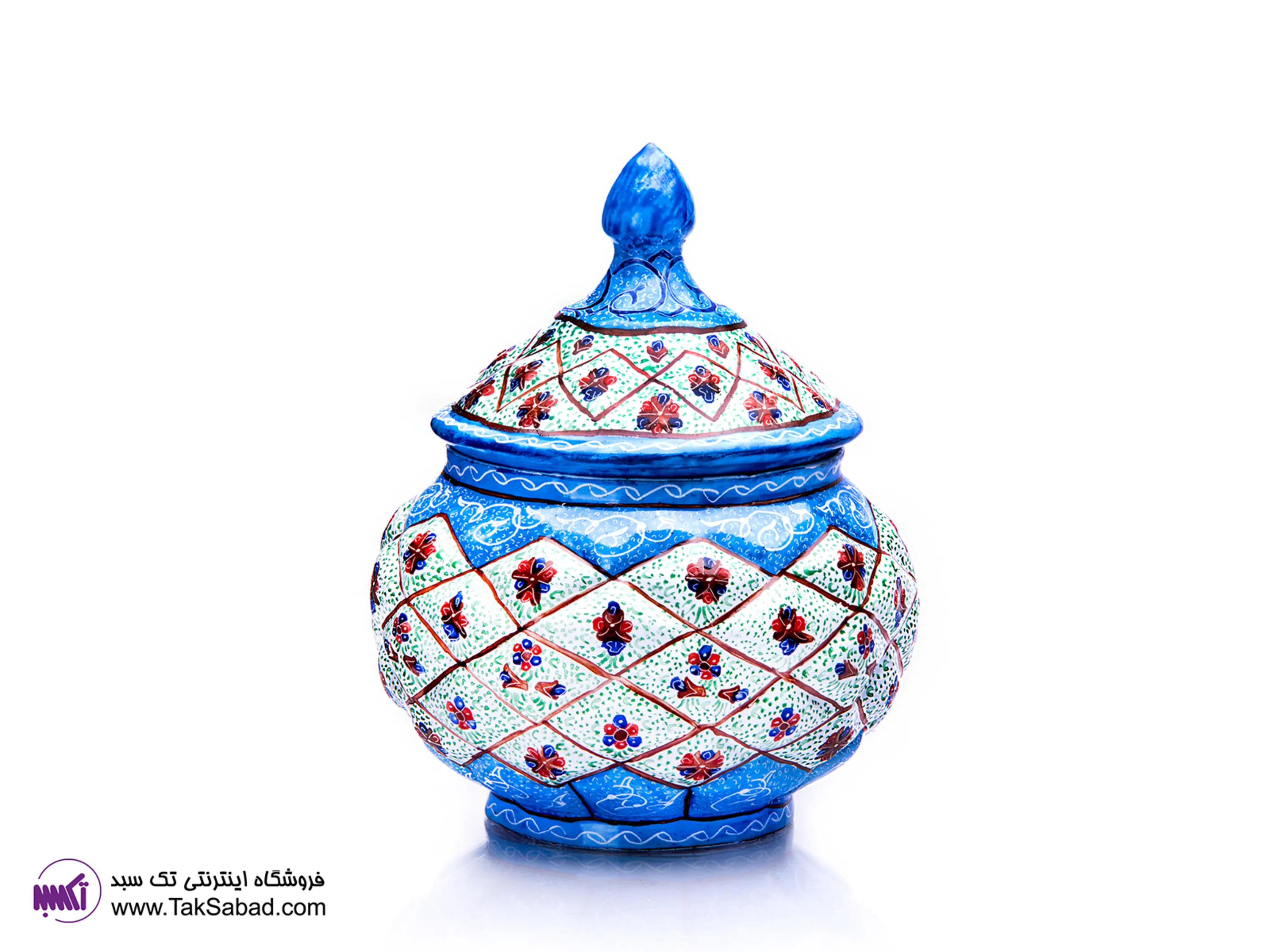 قندان میناکاری اصفهان خرید قندان مینا