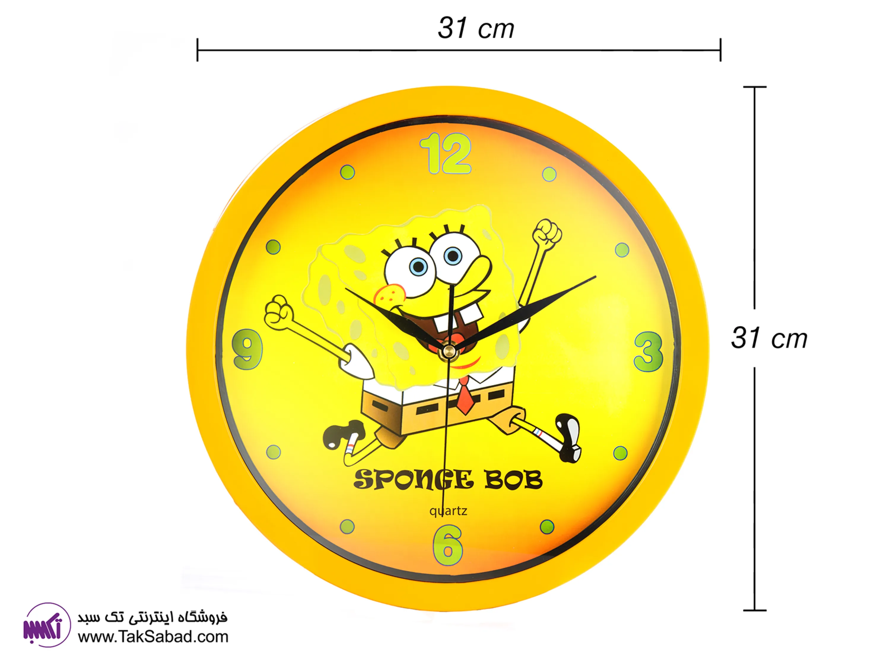ساعت دیواری باب اسفنجی خرید ساعت دیواری باب اسفنجی