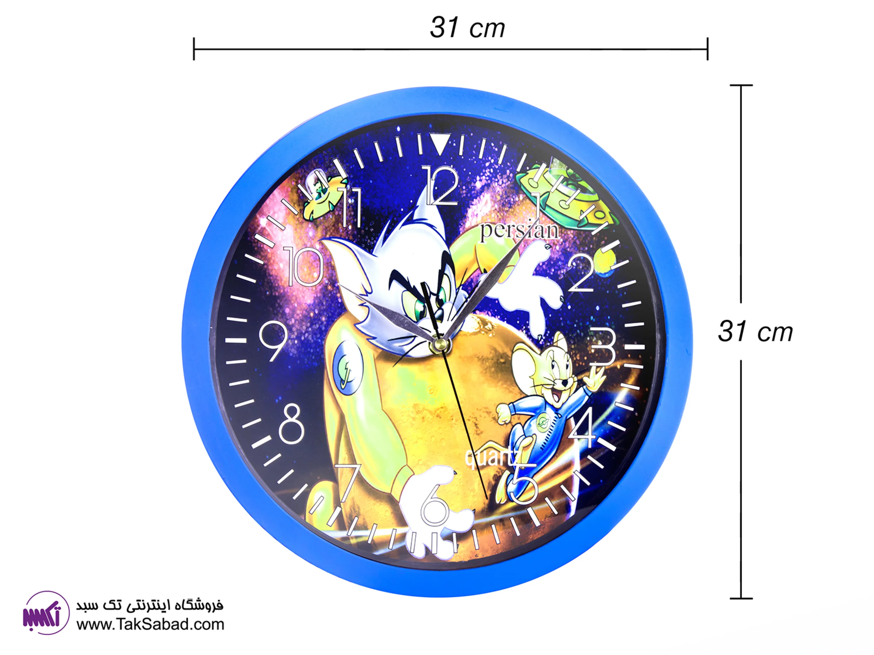 ساعت دیواری مدل تام و جری خرید ساعت دیواری مدل تام و جری