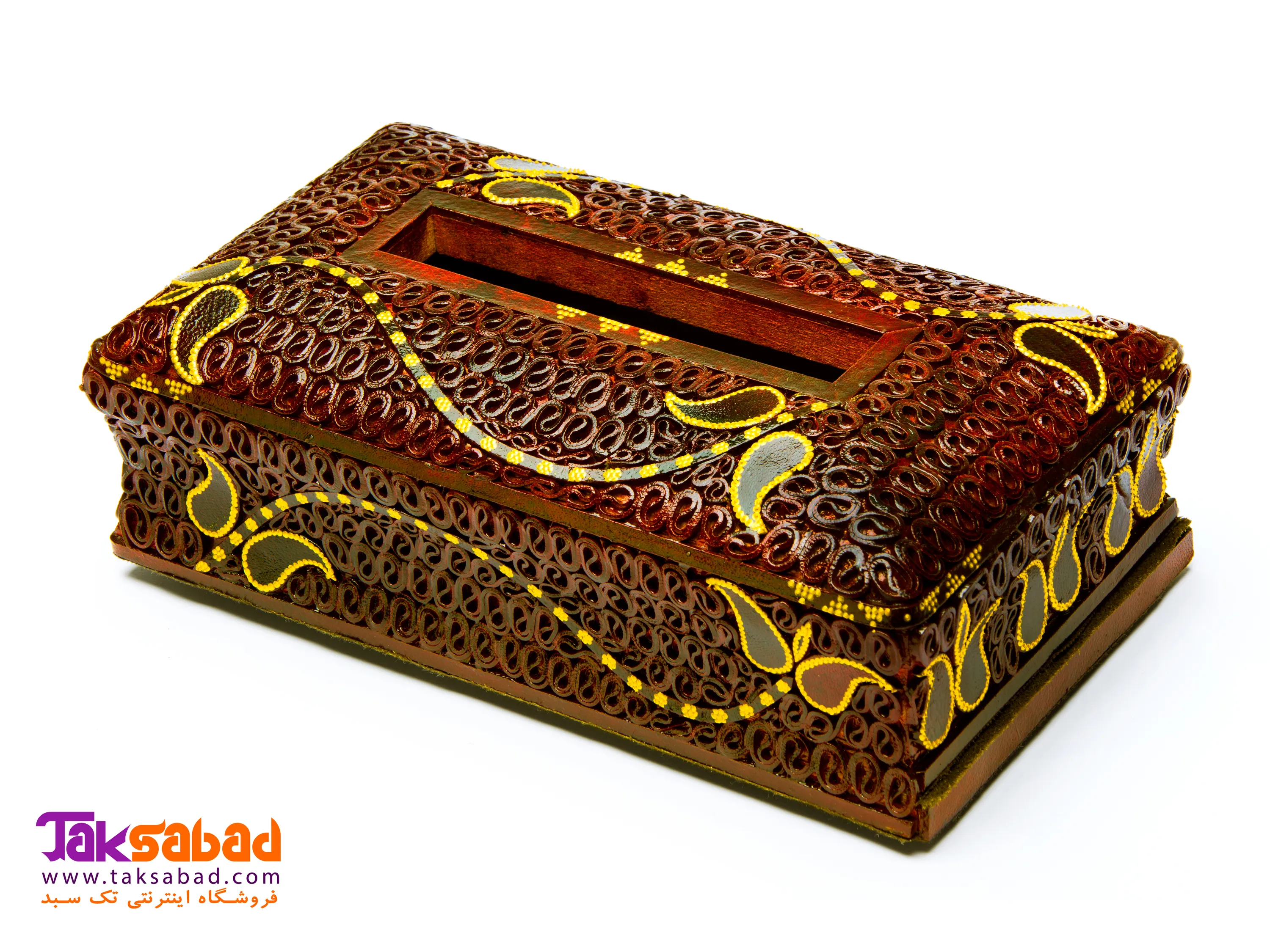 جا دستمال کاغذی چرم خرید جا دستمال کاغذی چرم