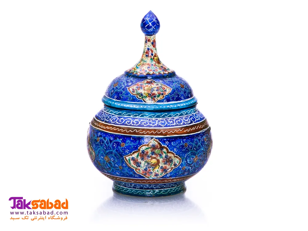 خرید قندان مینا کاری