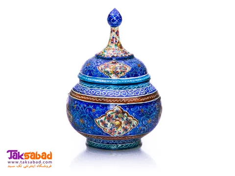 خرید قندان مینا کاری