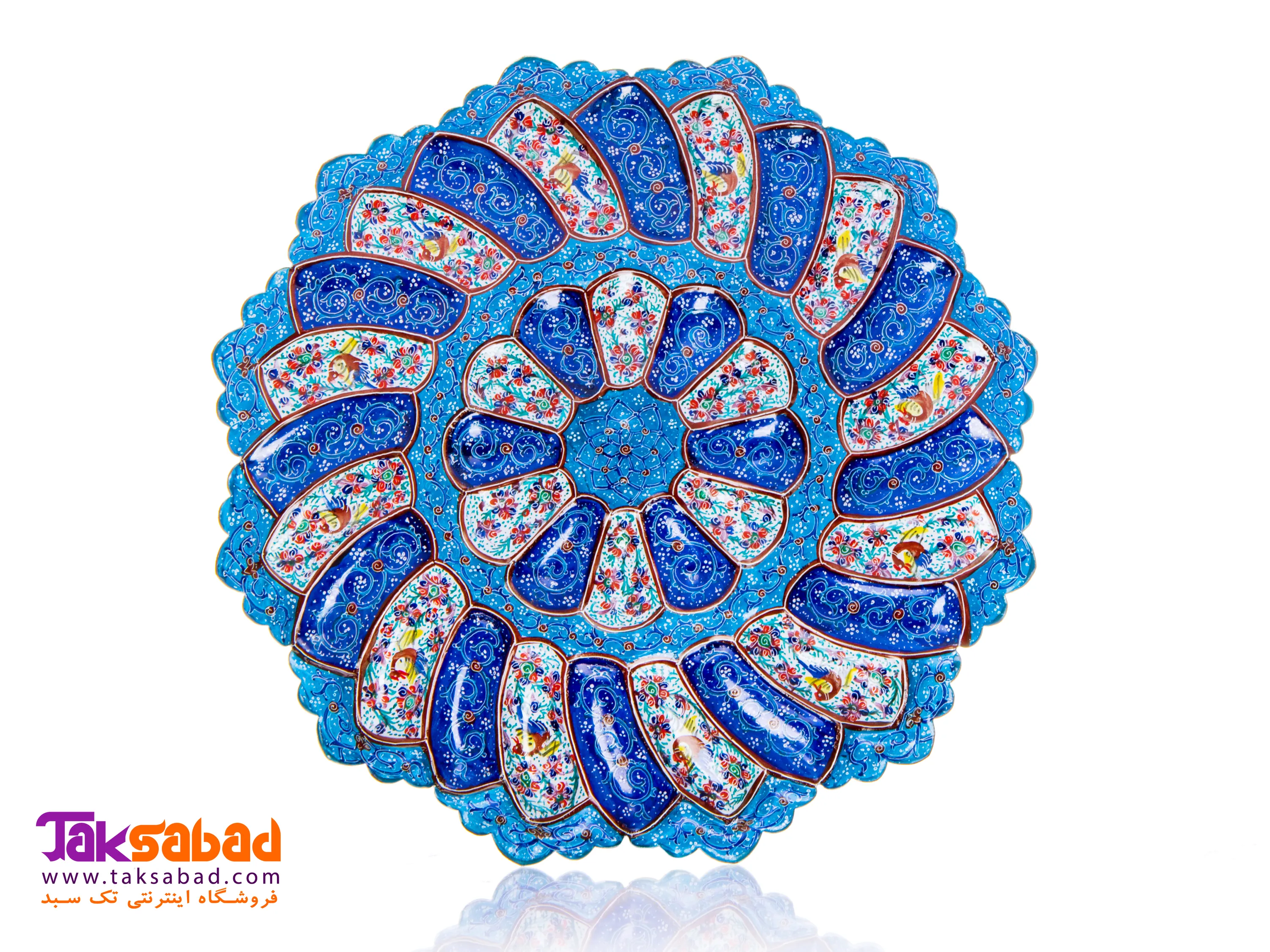 بشقاب مینا کاری اصفهان خرید بشقاب میناکاری اصفهان