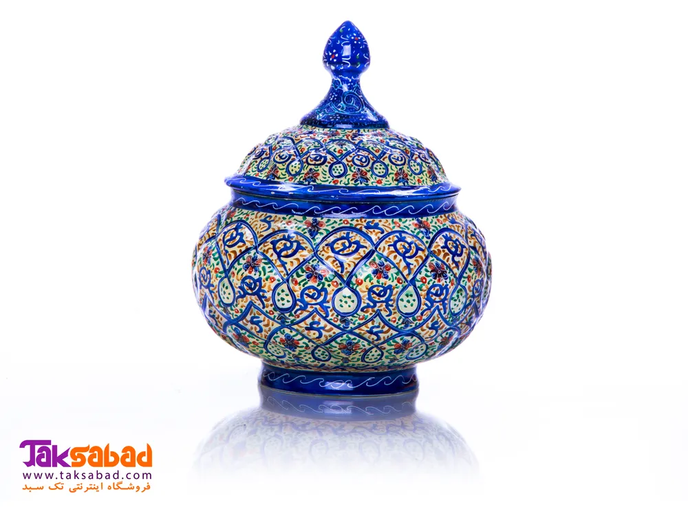 خرید قندان مینا کاری