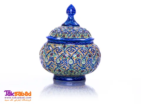 خرید قندان مینا کاری