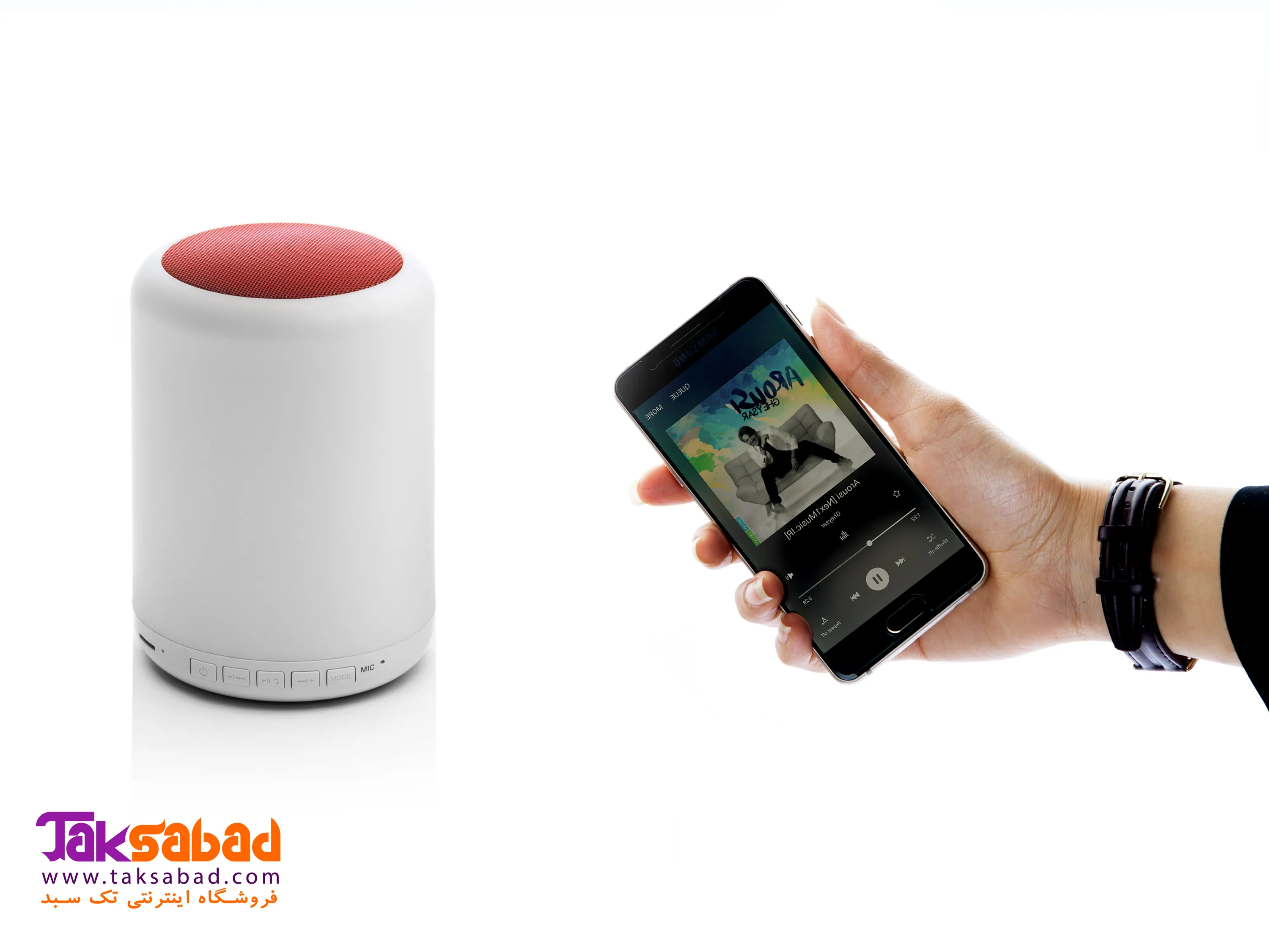 اسپیکر بلوتوثی شارژی LED دار خرید اسپیکر بلوتوثی شارژی LED دار