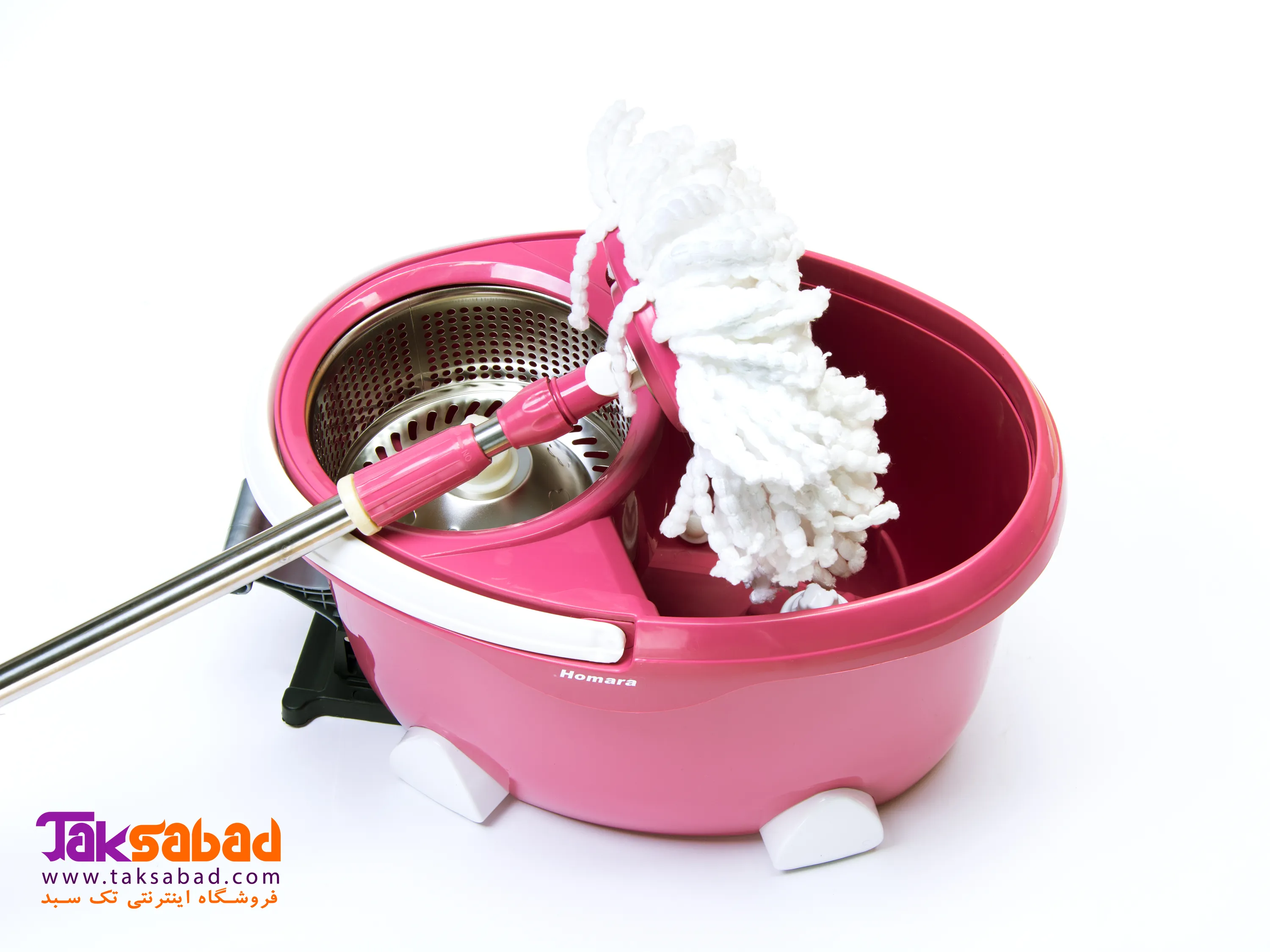 خرید سطل و زمین شوی چرخشی همارا