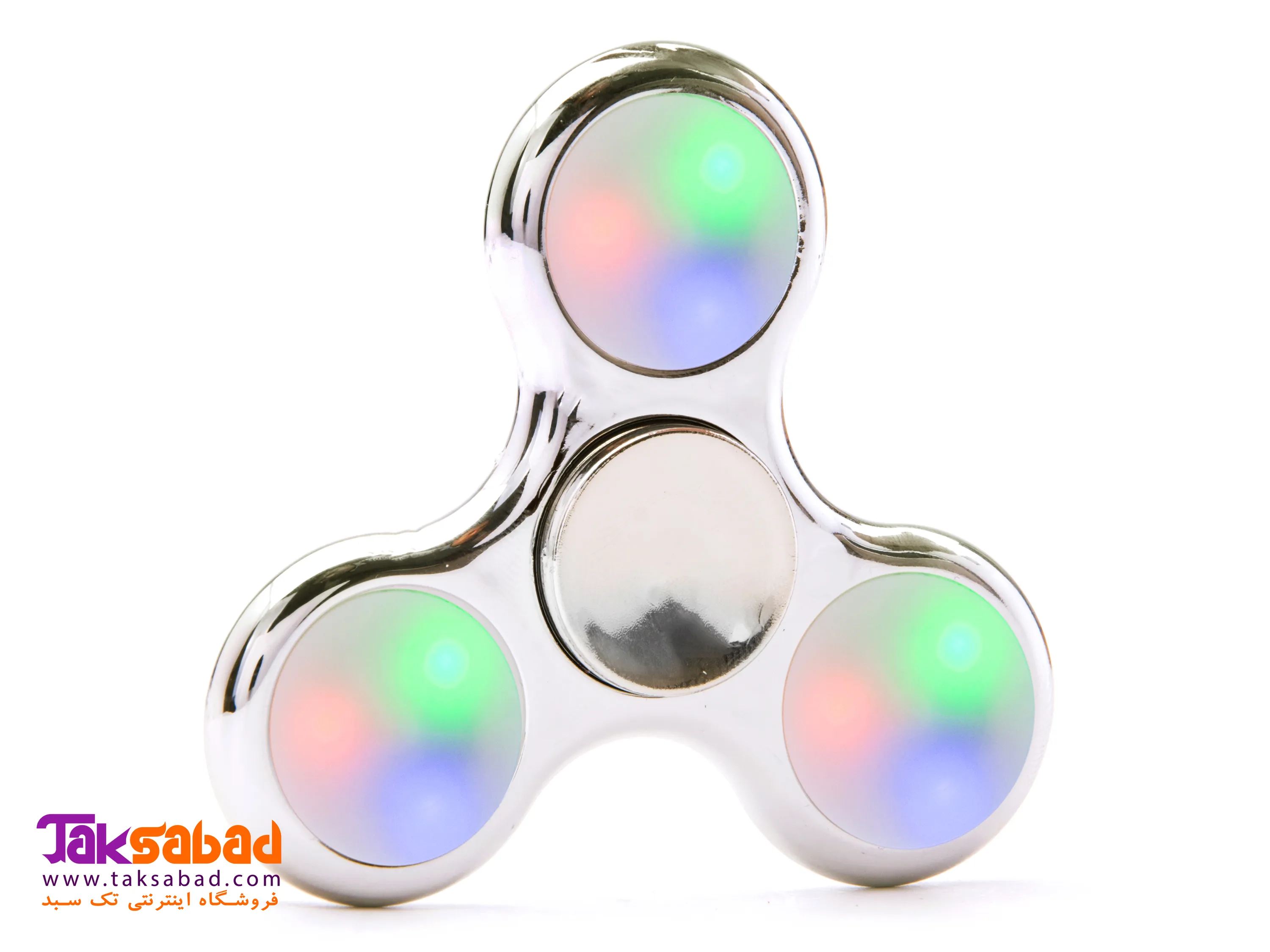 خرید اسپینر چراغ دار براق