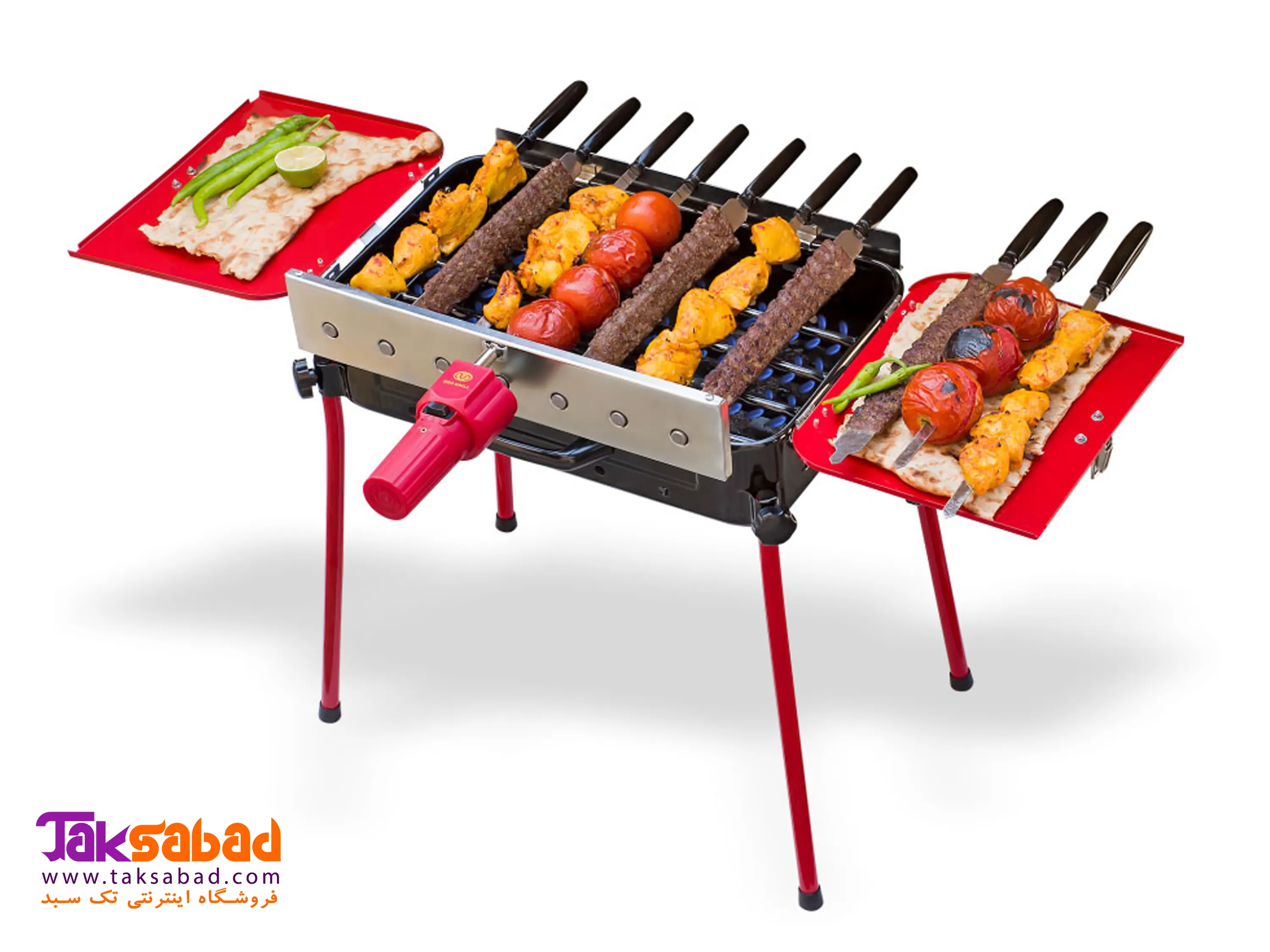 کباب پز دوگانه سوز پلین خرید کباب پز دوگانه سوز پلین