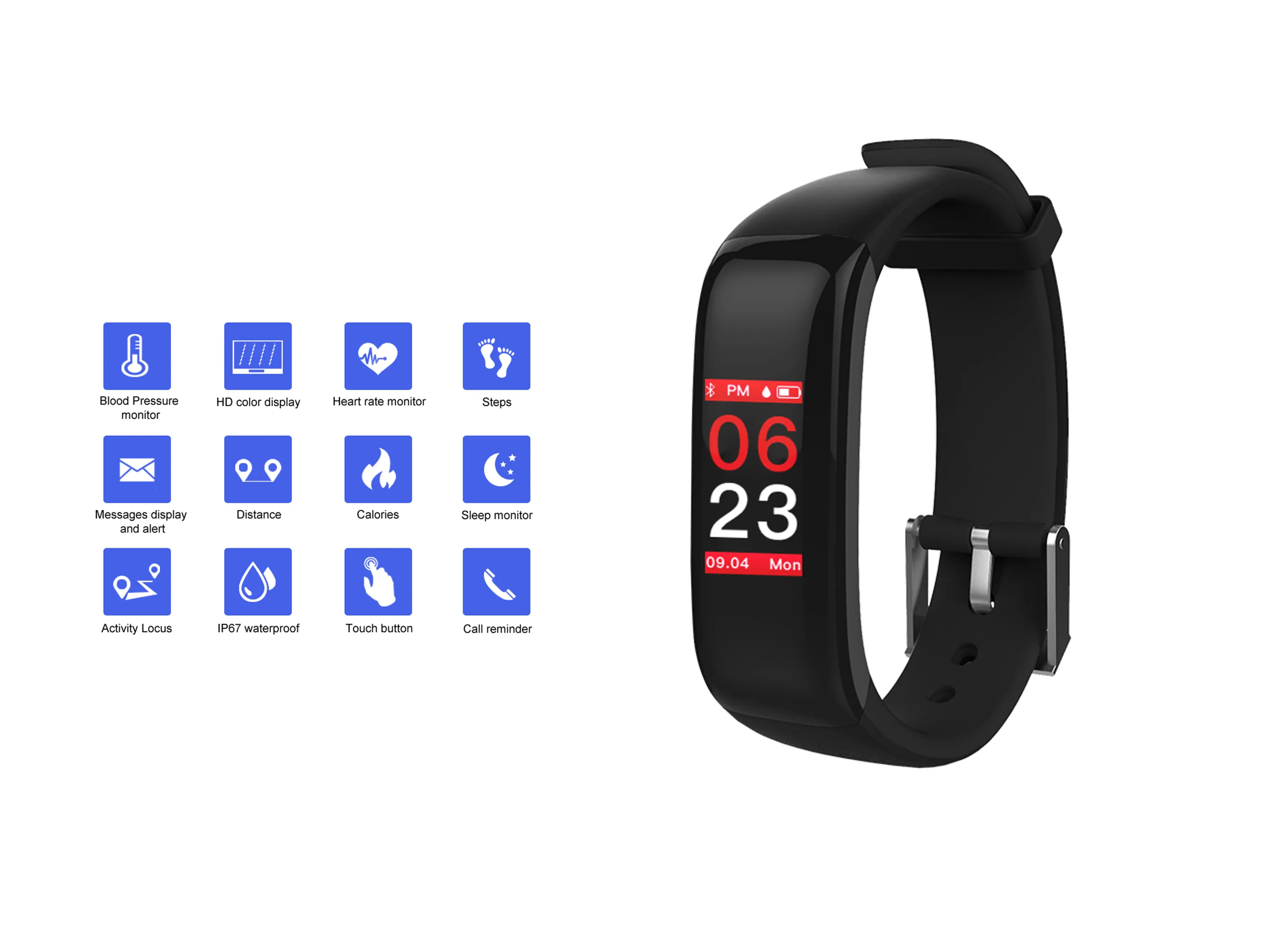 خرید دستبند هوشمند سلامتی ورزشی