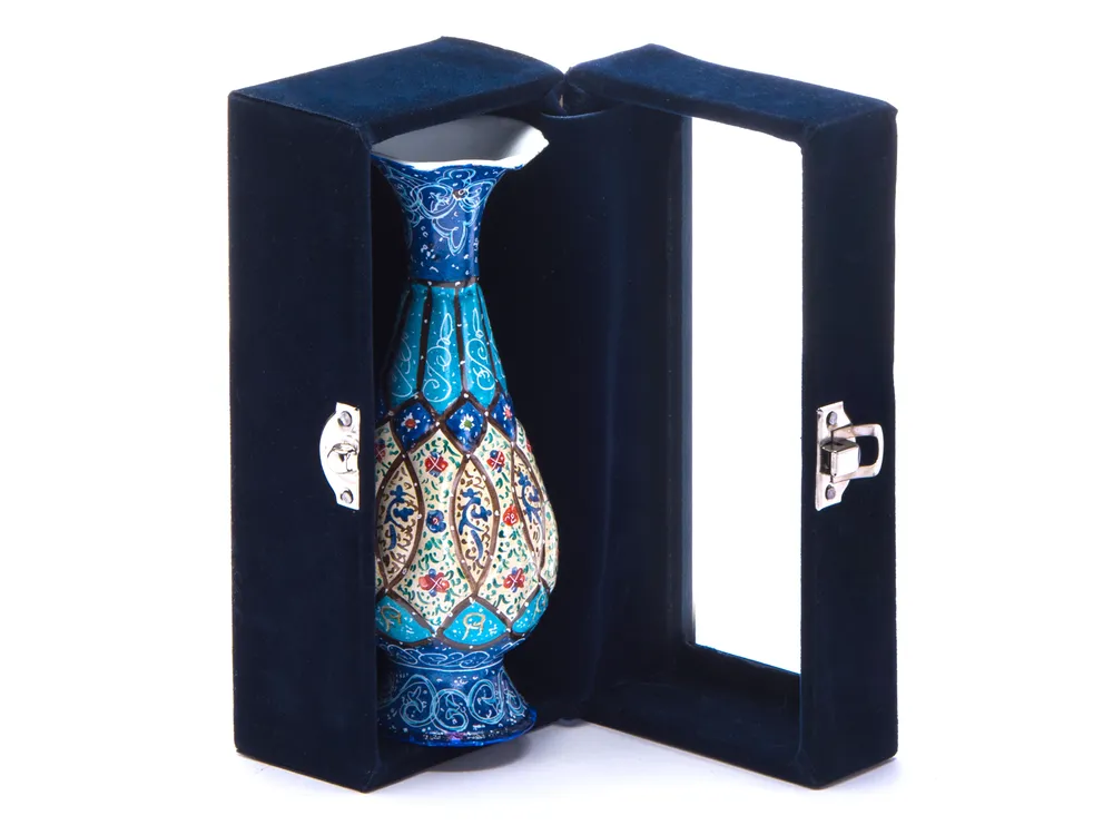 خرید گلدان میناکاری