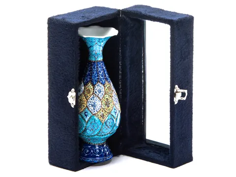 خرید گلدان میناکاری