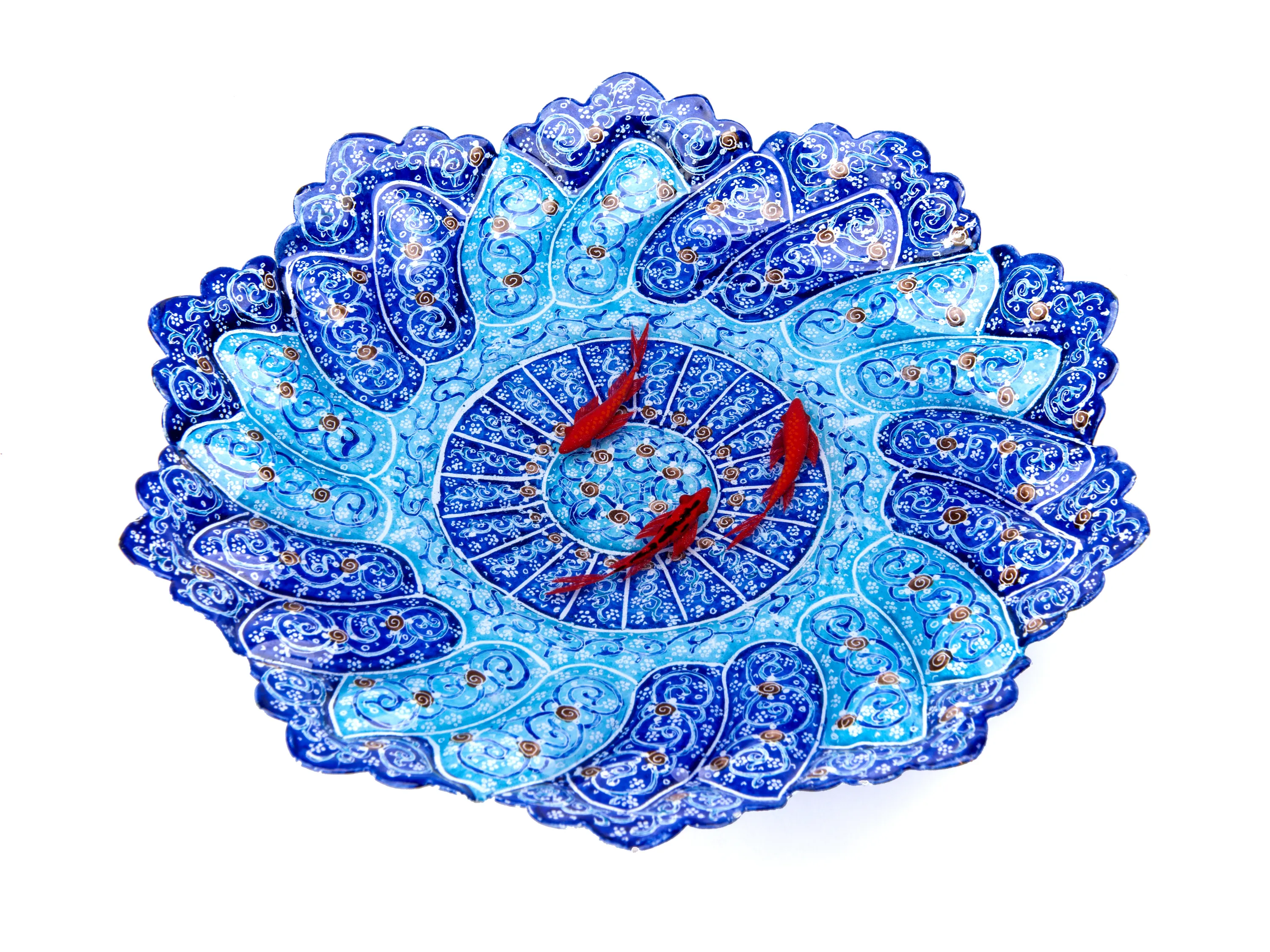 خرید ماهی سه بعدی روی میناکاری