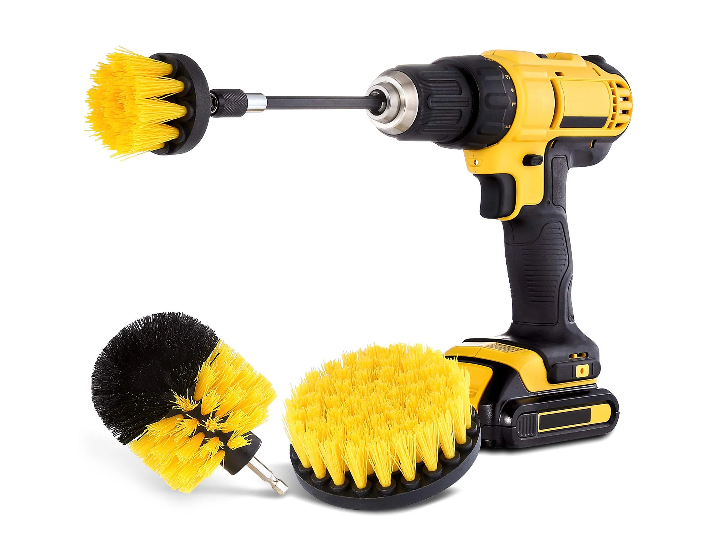 خرید ست سه تایی برس نظافت سر دریلی